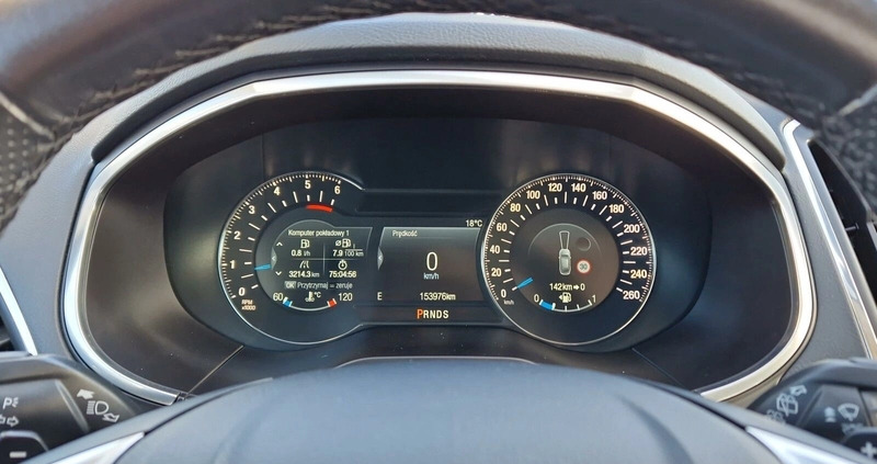 Ford S-Max cena 69900 przebieg: 153976, rok produkcji 2017 z Boguchwała małe 436